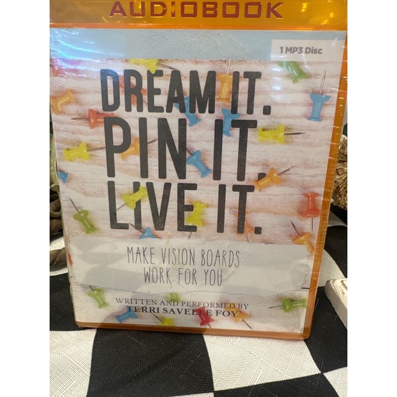 Terri Savelle Foy Other - Dream It Pin It Live It Terri Savelle Foy Audiobook MP3 CD Vision Board 
New